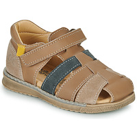 Shoes Boy Sandals Citrouille et Compagnie FRINOUI Brown / Multicolour