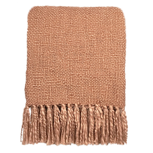 Home Blankets / throws Malagoon Brush pink throw Brown