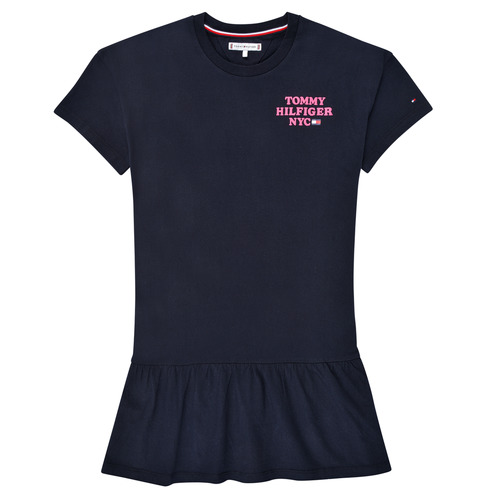 Clothing Girl Short Dresses Tommy Hilfiger KG0KG06744-DW5 Marine