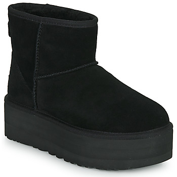 Shoes Women Mid boots UGG W CLASSIC MINI PLATFORM Black