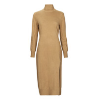 Clothing Women Long Dresses MICHAEL Michael Kors EASY TNK SLIT MIDI Beige