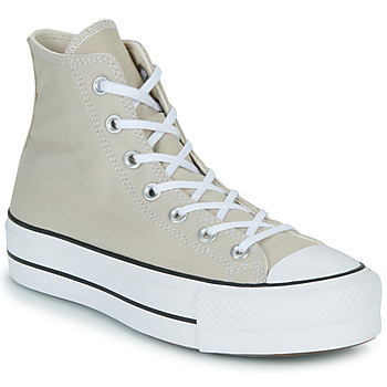 Shoes Women Hi top trainers Converse Chuck Taylor All Star Lift Canvas Seasonal Color Beige