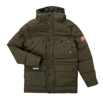 Clothing Boy Parkas Geographical Norway ALBERT Kaki