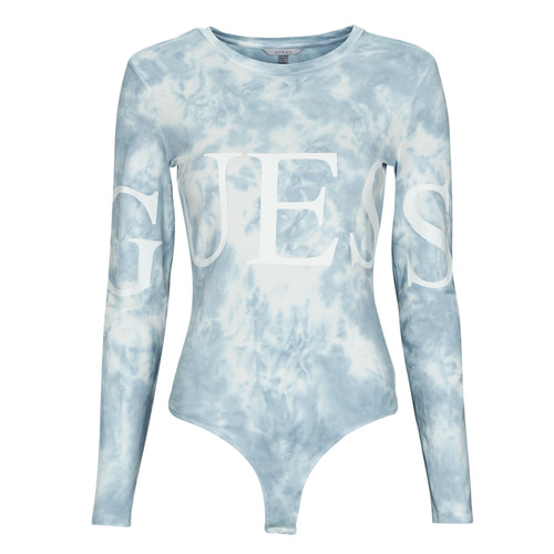 Underwear Women Leotards Guess LS GUESS LOGO White / Blue