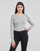 Clothing Women Jumpers Guess GENA VN LS SWTR Grey