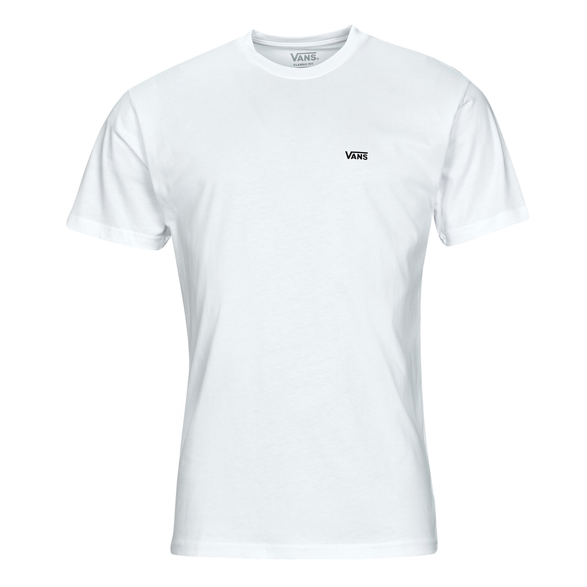 Clothing Men Short-sleeved t-shirts Vans LEFT CHEST LOGO TEE White