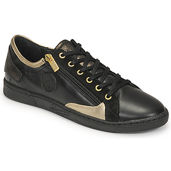 Shoes Women Low top trainers Pataugas JESTER MIX Black / Gold