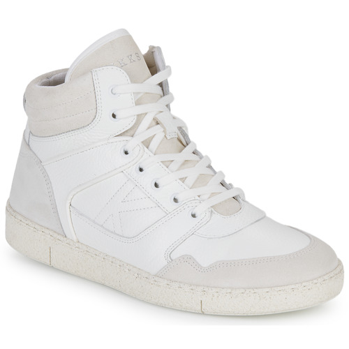 Shoes Women Hi top trainers Ikks HIGH SNEAKERS K White