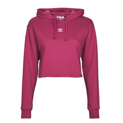 Clothing Women Sweaters adidas Originals HOODIE Bordeaux / Heritage