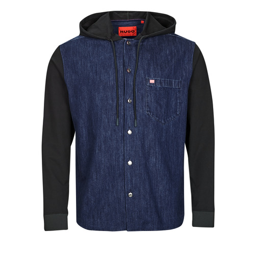 Clothing Men Jackets HUGO Ekoin Black / Marine