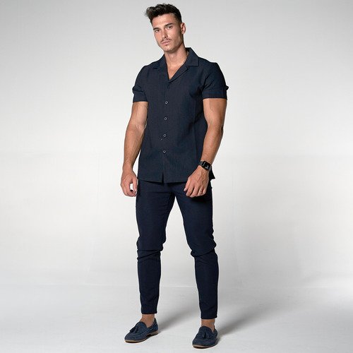 Clothing Men 5-pocket trousers THEAD. AYDEN PANT Marine