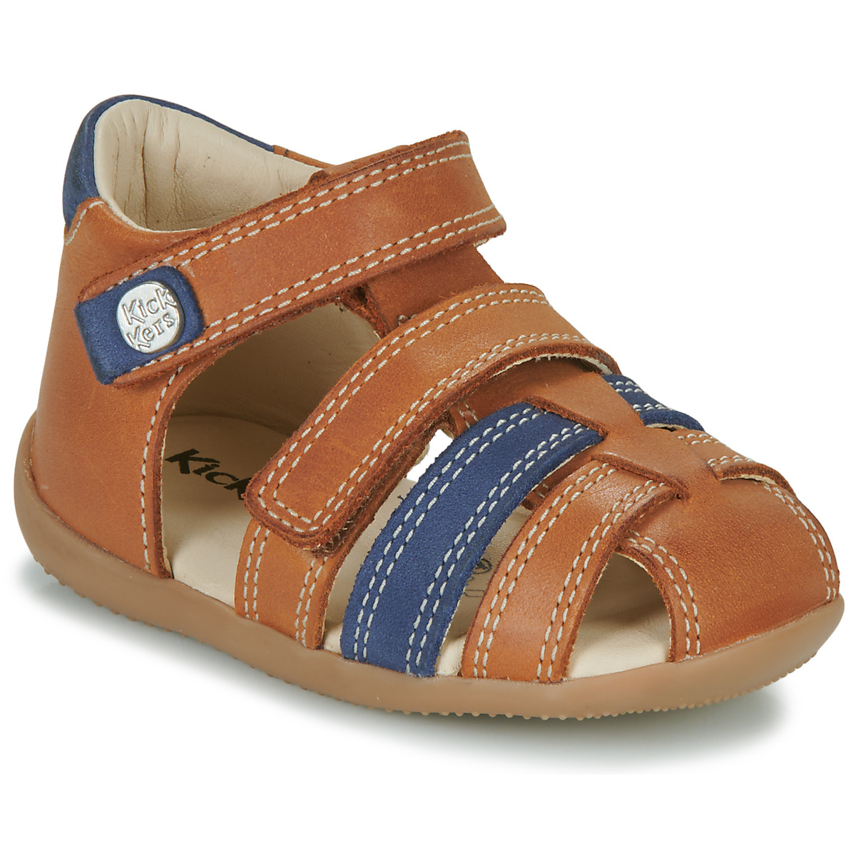 Shoes Boy Sandals Kickers BIPOD Brown / Marine