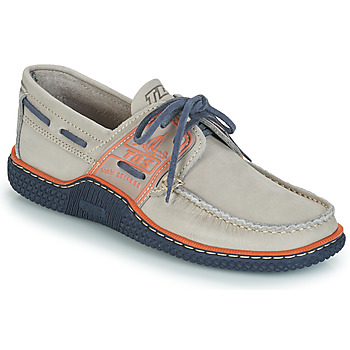 Shoes Men Boat shoes TBS GLOBEK Grey / Blue