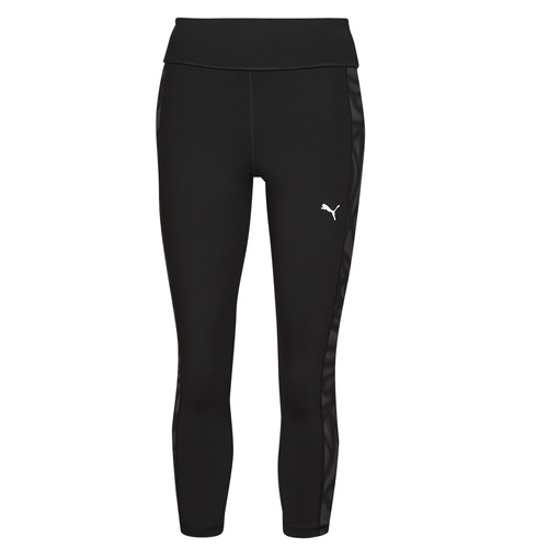 Clothing Women Leggings Puma FAVORITES AOP HIGH WAIST 3/4 Black