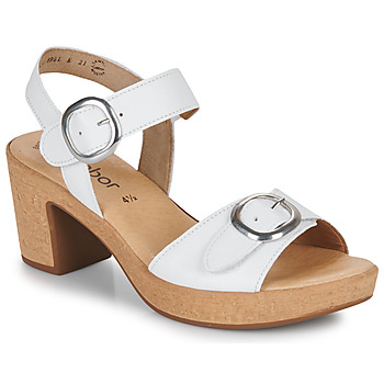 Shoes Women Sandals Gabor 8576021 White / Beige