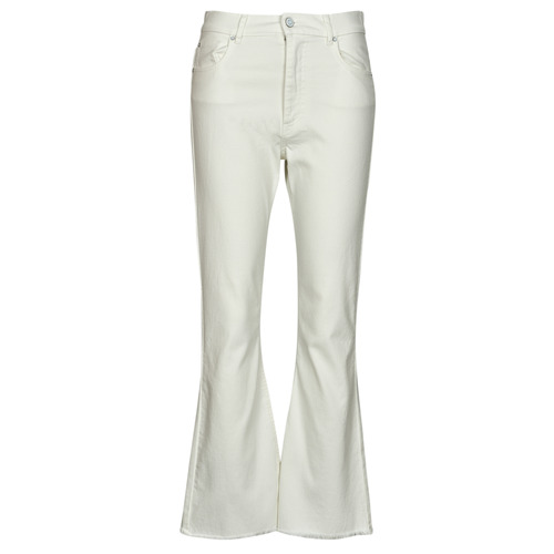 Clothing Women Flare / wide jeans Ikks BW29065 White