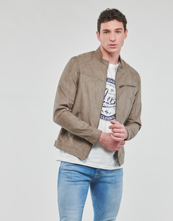 Clothing Men Jackets Jack & Jones JJEROCKY JACKET Brown