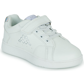 Shoes Girl Low top trainers Kappa ADENIS KID EV White / Iris