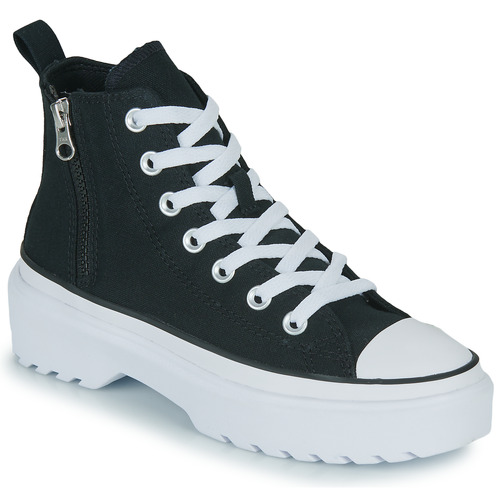 Shoes Girl Hi top trainers Converse CHUCK TAYLOR ALL STAR LUGGED LIFT PLATFORM CANVAS HI Black