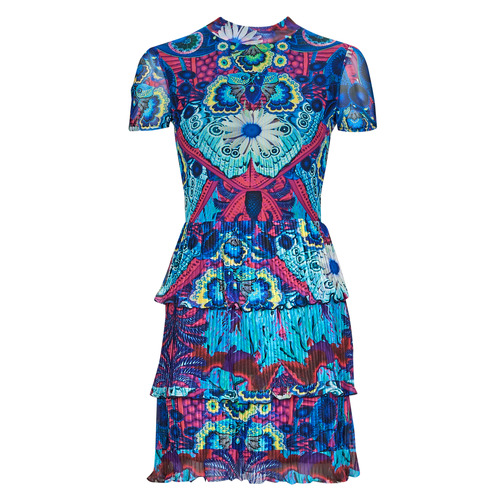 Clothing Women Short Dresses Desigual VEST_EXETER-LACROIX Multicolour