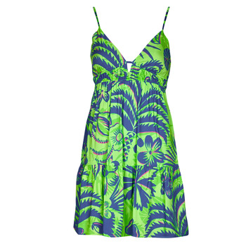 Clothing Women Short Dresses Desigual VEST_MILOS Green / Blue