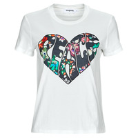 Clothing Women Short-sleeved t-shirts Desigual TS_COR White