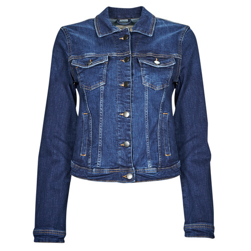 Clothing Women Denim jackets Esprit JACKET Blue