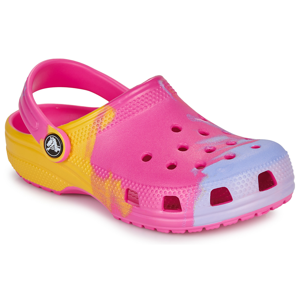 Shoes Children Clogs Crocs Classic Ombre ClogK Pink / Multicolour