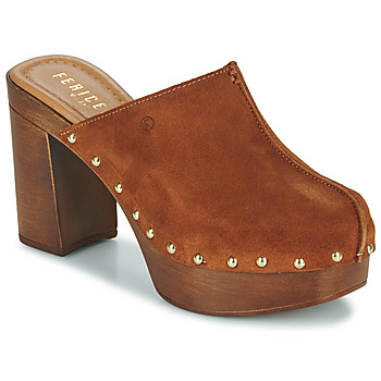 Shoes Women Clogs Fericelli New 4 Camel