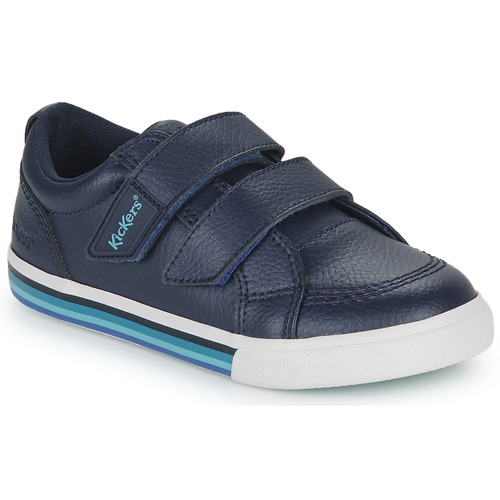 Shoes Children Low top trainers Kickers TOVNI DOUBLE Navy