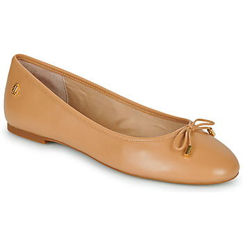 Shoes Women Flat shoes Lauren Ralph Lauren JAYNA-FLATS-CASUAL Camel