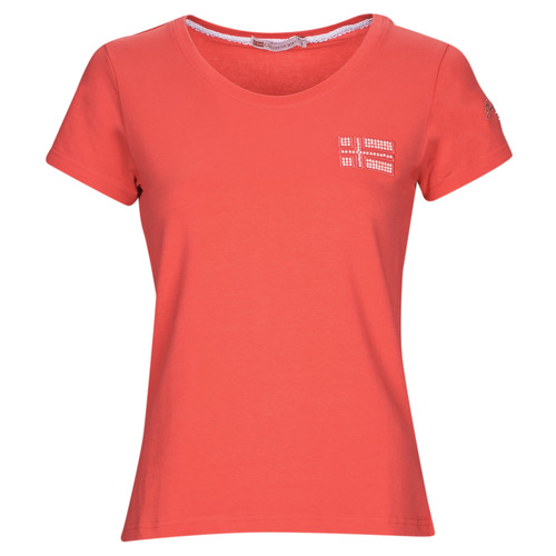 Clothing Women Short-sleeved t-shirts Geographical Norway JANUA Coral