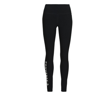 Clothing Women Leggings Converse WORDMARK LEGGING Black