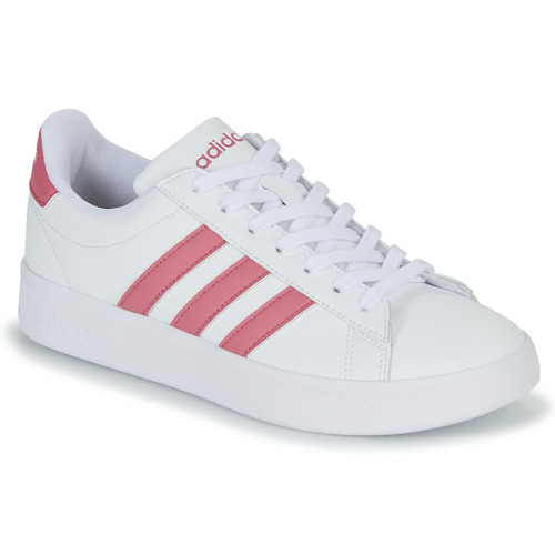 Shoes Women Low top trainers Adidas Sportswear GRAND COURT 2.0 White / Pink