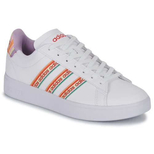 Shoes Women Low top trainers Adidas Sportswear GRAND COURT 2.0 White / Multicolour