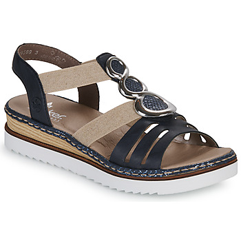 Shoes Women Sandals Rieker 679L4-16 Marine