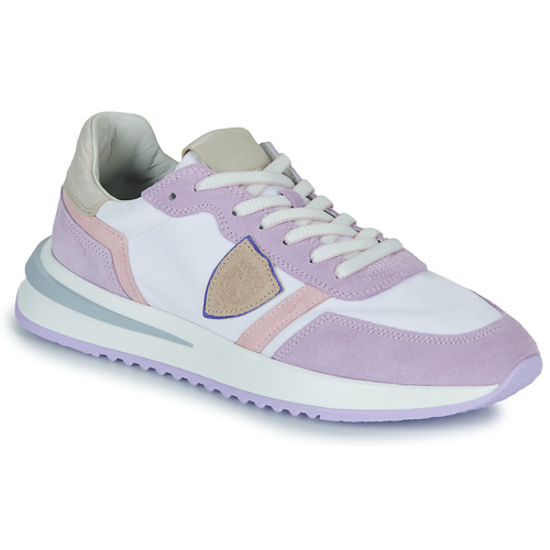 Shoes Women Low top trainers Philippe Model TROPEZ 2.1 White / Mauve