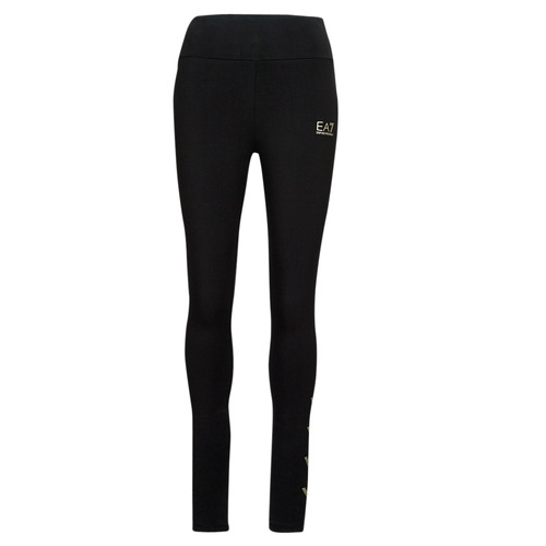 Clothing Women Leggings Emporio Armani EA7 3RTP59-TJ01Z Black / Gold