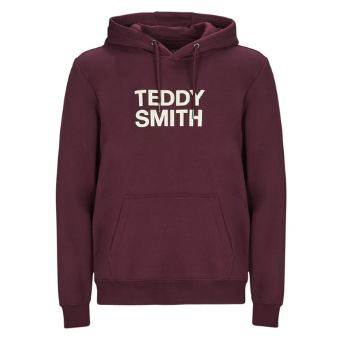 Clothing Men Sweaters Teddy Smith SICLASS HOODY Bordeaux