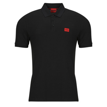 Clothing Men Short-sleeved polo shirts HUGO Dereso232 Black / Red