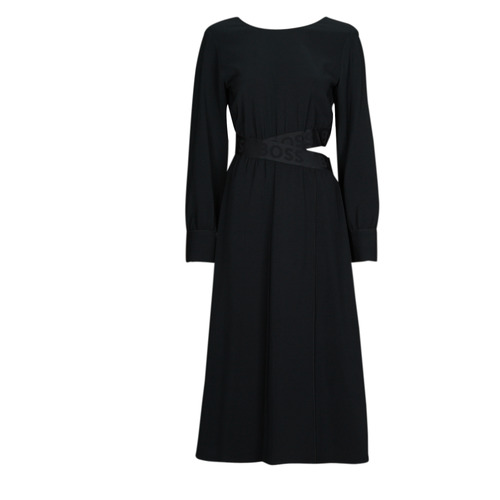 Clothing Women Long Dresses BOSS Dedaga Black