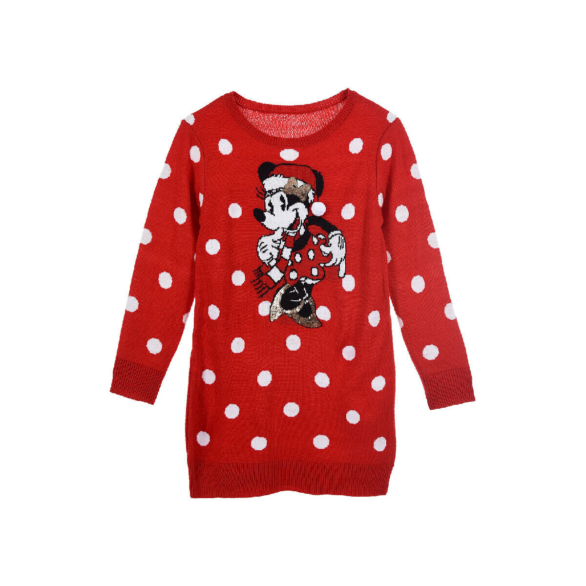 Clothing Girl Short Dresses TEAM HEROES  ROBE MINNIE MOUSE Red