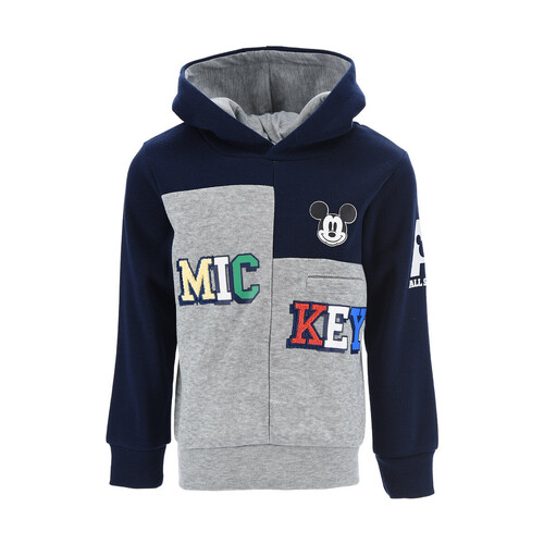 Clothing Boy Sweaters TEAM HEROES  SWEAT MICKEY MOUSE Marine / Grey