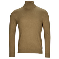 Clothing Men Jumpers Jack & Jones JJEEMIL KNIT ROLL NECK Beige