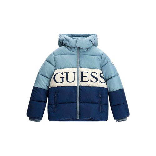 Clothing Children Duffel coats Guess L3BL02 Grey / White