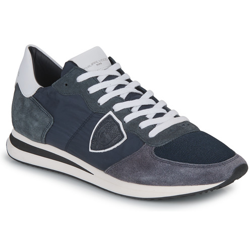 Shoes Men Low top trainers Philippe Model TROPEZ X LOW BASIC Marine