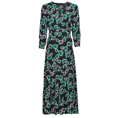 Clothing Women Long Dresses Ikks BX30675 Green / Black