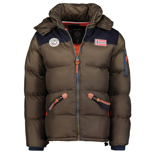 Clothing Boy Duffel coats Geographical Norway CELIAN Kaki