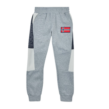 Clothing Boy Tracksuit bottoms Geographical Norway MAGOSTINO Grey / Mix