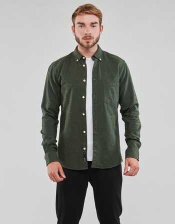 Clothing Men Long-sleeved shirts Only & Sons  ONSNIKO LS MELANGE SHIRT Kaki